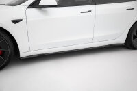 Maxton Design Side Skirts Diffusers V.2 - Tesla Model 3 Performance MK1 Facelift