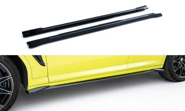 Maxton Design Side Skirts Diffusers - BMW X4M F98 Facelift