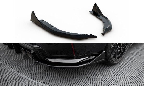 Maxton Design Heckansatz Flaps Diffusor V.6 CSL Look (für Heckansatz V.1) - BMW M3 Limousine/ Touring G80/ G81