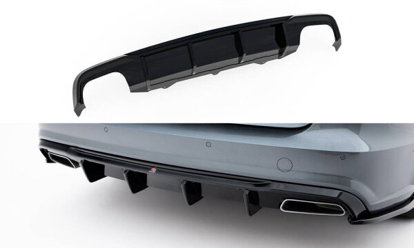 Maxton Design Heckansatz Diffusor V.2 - Audi A6/ A6 C7 S-line/ S6 C7 Facelift