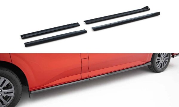 Maxton Design Side Skirts Diffusers - Ford Transit Custom L2/ Tourneo Custom L2 MK2