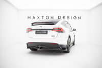 Maxton Design Rear extension Diffusor DTM Look V.2 - Tesla Model X MK1 Facelift