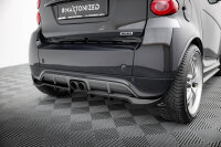Maxton Design Heckansatz Diffusor DTM Look - Brabus Smart Fortwo C451 Facelift