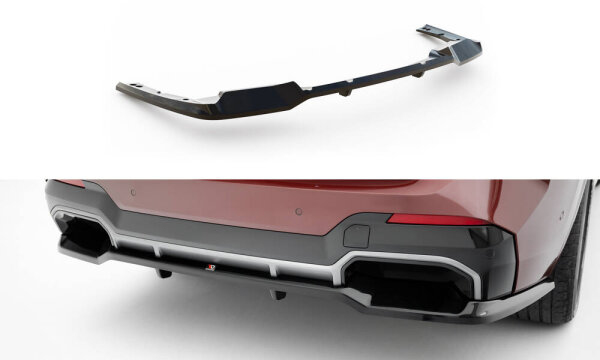 Maxton Design Rear extension Diffusor DTM Look - BMW iX3 M-Package G08 Facelift