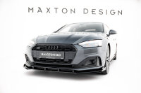 Maxton Design Street Pro Front extension + Flaps - Audi...
