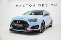 Maxton Design Street Pro Front extension + Flaps - Hyundai Veloster N MK2