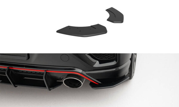 Maxton Design Street Pro Rear extension Flaps Diffusor - Hyundai Veloster N MK2