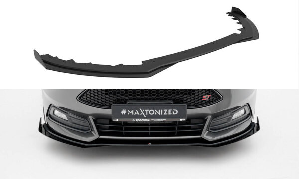 Maxton Design Street Pro Frontansatz + Flaps - Ford Focus ST MK3 Facelift