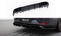 Maxton Design Rear extension Diffusor + Sports exhaust dummy - Seat Leon ST FR MK4