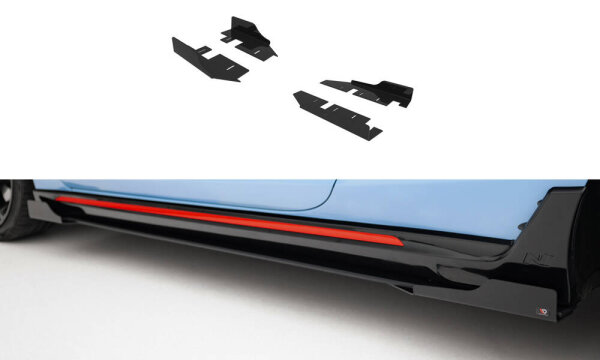 Maxton Design Side Skirts Flaps - Hyundai Veloster N MK2