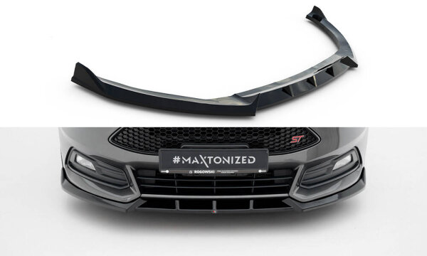 Maxton Design Front extension V.6 - Ford Focus ST MK3 Facelift