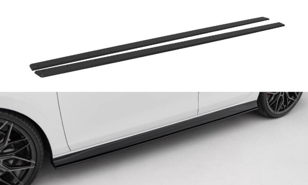 Maxton Design Street Pro Side Skirts Diffusers V.2 - VW Golf GTI/ GTE/ GTI Clubsport/ R-Line MK8