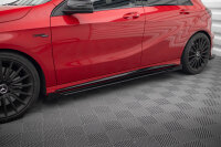 Maxton Design Side Skirts Flaps - Mercedes A 45 AMG W176 Facelift