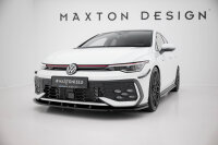 Maxton Design Front extension V.1 - VW Golf GTI/ GTE/ R-Line MK8 Facelift