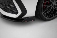 Maxton Design Front Ansatz V.2 + Flaps - VW Golf GTI/ GTE/ R-Line MK8 Facelift