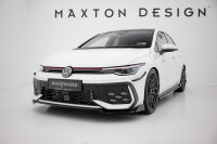 Maxton Design Front extension V.3 + Flaps - VW Golf GTI/ GTE/ R-Line MK8 Facelift