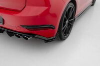Maxton Design Rear extension Flaps Diffusor - VW Golf Hatchback R/ R-Line MK7 Facelift