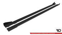 Maxton Design Street Pro Side Skirts Diffusers + Flaps - Audi A3 S-Line Limousine/ S3 Limousine 8Y Facelift