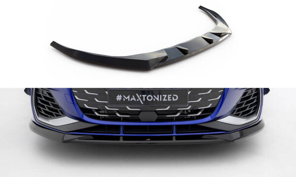 Maxton Design Front extension V.1 - Audi A3 S-Line Limousine/ S3 Limousine 8Y Facelift