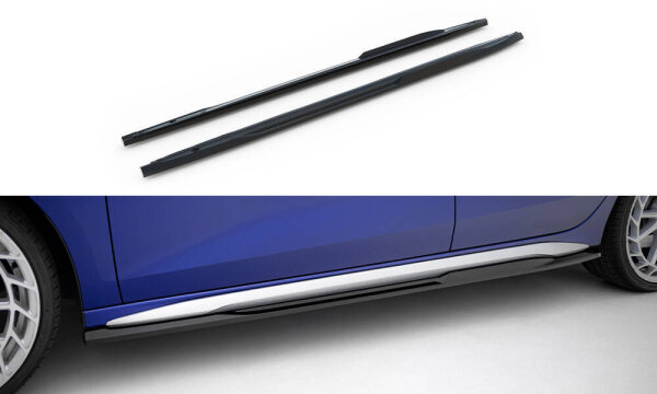 Maxton Design Side Skirts Diffusers V.2 - Audi A3 S-Line Limousine/ S3 Limousine 8Y Facelift