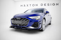 Maxton Design Stoßstange Flaps vorn - Audi A3 S-Line Limousine/ S3 Limousine 8Y Facelift
