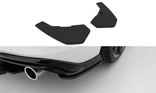 Maxton Design Street Pro Rear extension Flaps Diffusor V.2 - VW Golf GTI MK8