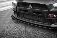 Maxton Design Street Pro Front extension + Flaps - Mitsubishi Lancer EVO X