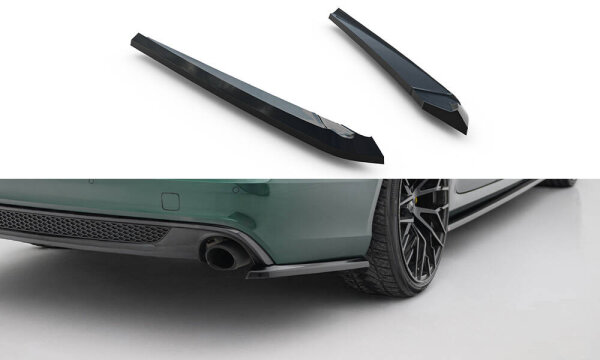 Maxton Design Rear extension Flaps Diffusor V.2 - Audi A6 S-line Avant C7