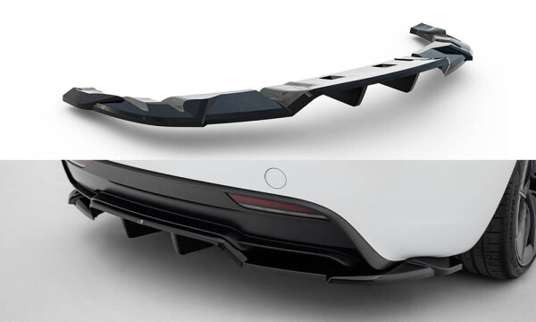 Maxton Design Heckansatz Diffusor DTM Look V.2 - Tesla Model 3 Performance MK1 Facelift