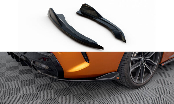 Maxton Design Rear extension Flaps Diffusor V.6 - BMW 4 M440i G22/ G23/ G22 Facelift/ G23 Facelift