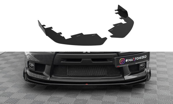 Maxton Design Stoßstange Flaps vorn - Mitsubishi Lancer EVO X