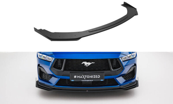 Maxton Design Street Pro Front extension + Flaps - Ford Mustang GT MK7