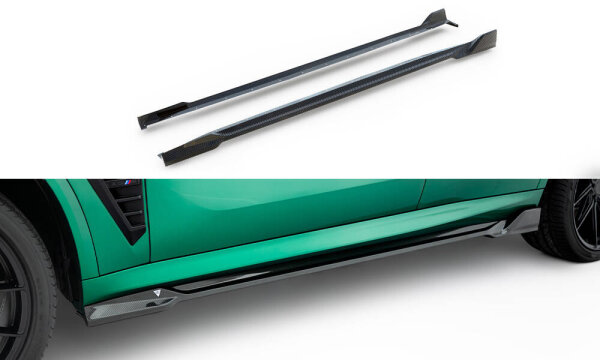 Maxton Design Prepreg Carbon Side Skirts - BMW X5 M F95 Facelift