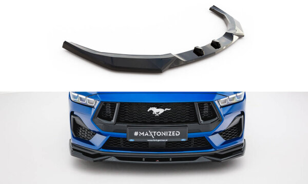 Maxton Design Front extension V.2 - Ford Mustang GT MK7