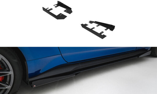 Maxton Design Side Skirts Flaps - Ford Mustang Dark Horse MK7