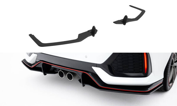 Maxton Design Street Pro Heckansatz Flaps Diffusor - Honda Civic Sport Mk 10