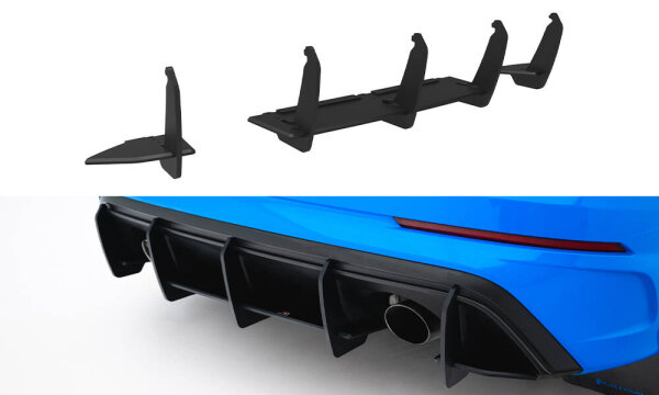 Maxton Design Street Pro Rear bumper V.2 - Ford Focus RS MK3 (US-Spec Version)