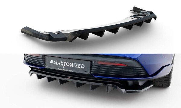Maxton Design Heckansatz Diffusor DTM Look - Porsche Taycan Turbo S MK1