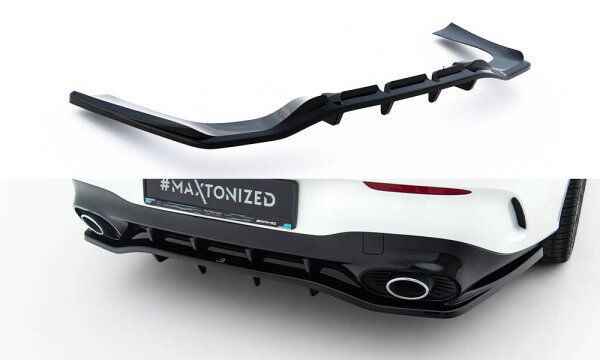 Maxton Design Heckansatz Diffusor DTM Look - Mercedes-AMG CLA 35/ 45 Coupe/ Shooting Brake C118 Facelift/ X118 Facelift