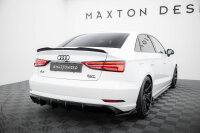 Maxton Design Heckansatz Diffusor - Audi A3 Limousine 8V Facelift