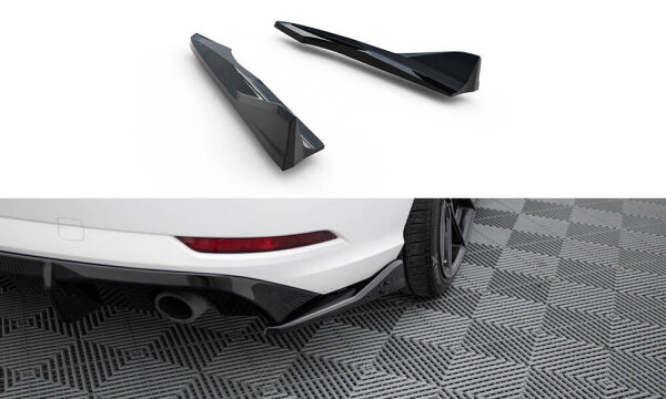 Maxton Design Heckansatz Flaps Diffusor V.2 - Audi A3 Limousine 8V Facelift