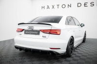 Maxton Design Heckansatz Flaps Diffusor V.2 - Audi A3 Limousine 8V Facelift