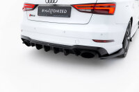 Maxton Design Heckansatz Diffusor V.2 - Audi RS3 Limousine 8V Facelift