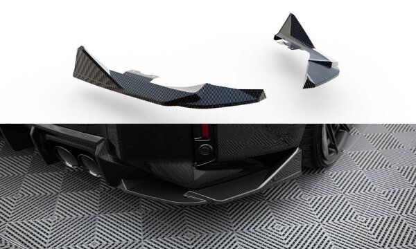 Maxton Design Prepreg Carbon Heckansatz Flaps Diffusor - BMW M2 G87