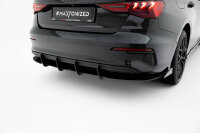 Maxton Design Street Pro Rear bumper + Flaps - Audi A3 Limousine 8Y