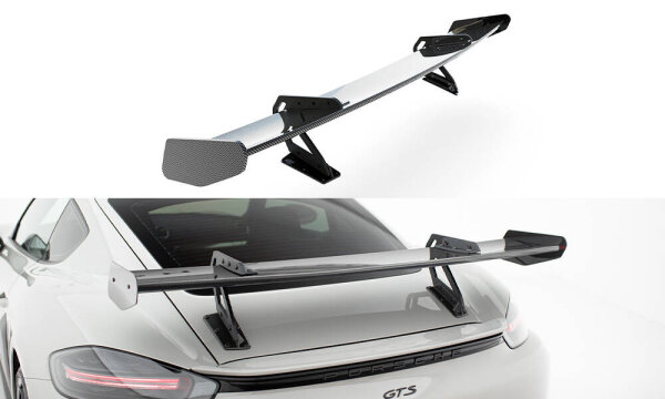 Maxton Design Carbon Heckspoiler Swan Neck V.1 - Porsche 718 Cayman 982c