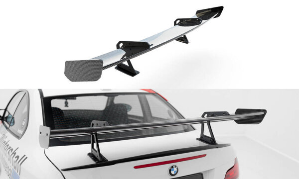 Maxton Design Carbon rear spoiler Swan Neck - BMW 1 M E82