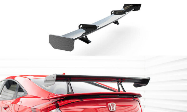 Maxton Design Carbon rear spoiler Swan Neck - Honda Civic SI MK10