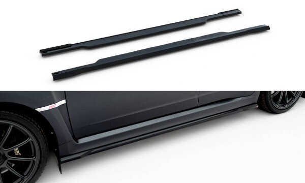 Maxton Design Side Skirts Diffusers V.2 - Subaru Impreza WRX STI MK3 Facelift