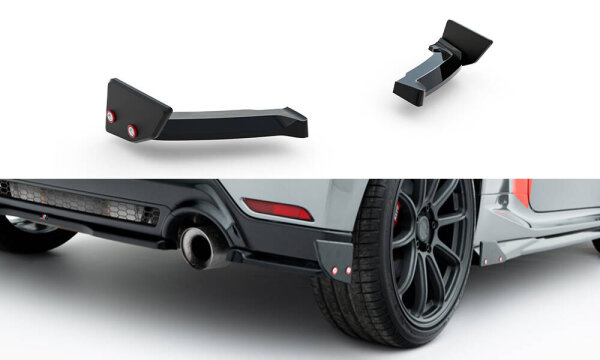 Maxton Design Rear extension Flaps Diffusor + Flaps - Toyota GR Yaris MK4 Facelift